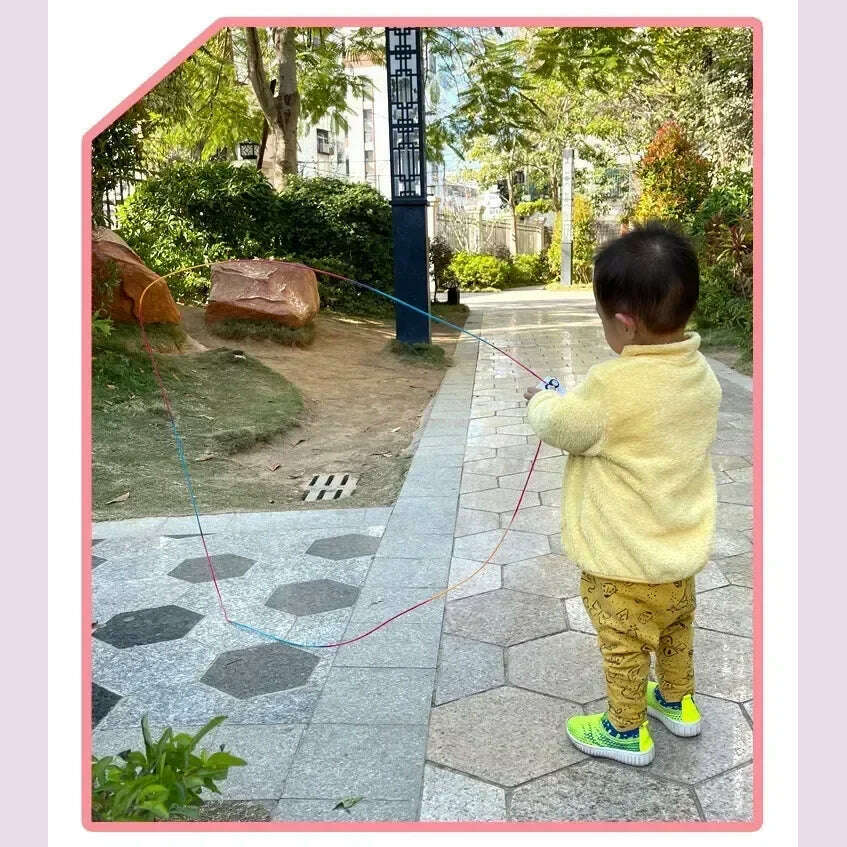 Looplasso Rope Launcher Propeller With Rope String Controller Handheld Loop Lasso Shooter Thruster Electric Toys Children Gifts - KIMLUD