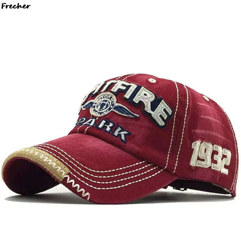 Men Rock Hip Hop Snapback Hat School Jeans Hat Letter Baseball Cap Dance Cowboy Summer Hats Fashion Club Party Visors Gorras - KIMLUD