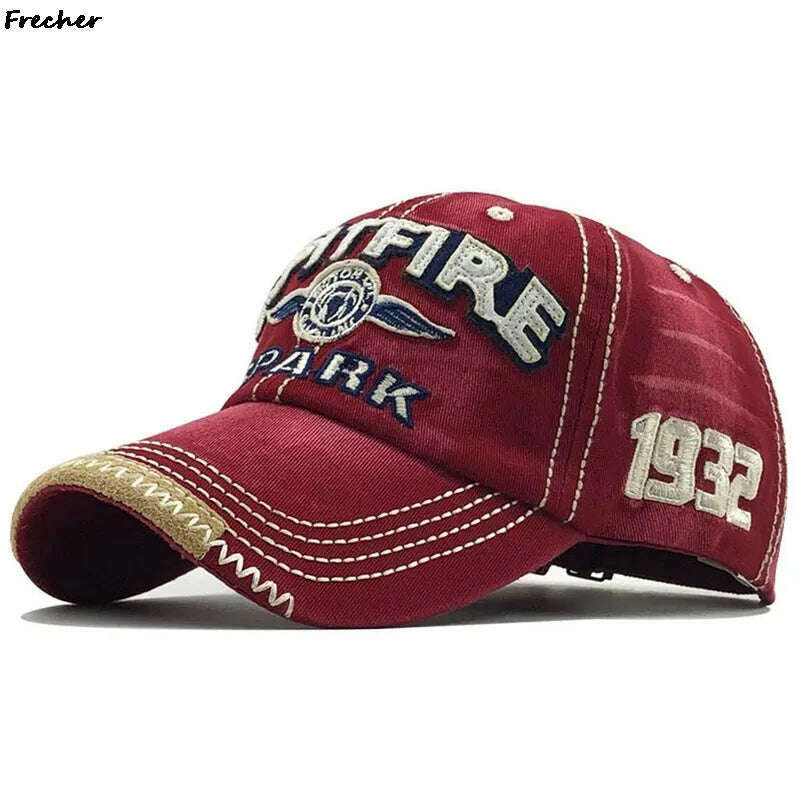 Men Rock Hip Hop Snapback Hat School Jeans Hat Letter Baseball Cap Dance Cowboy Summer Hats Fashion Club Party Visors Gorras - KIMLUD
