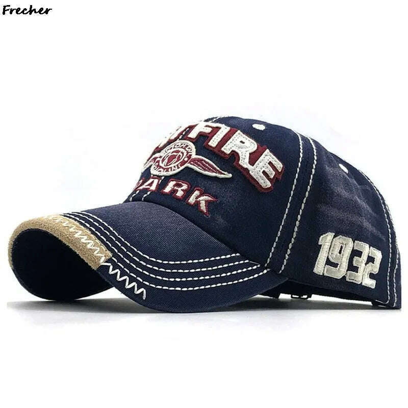 Men Rock Hip Hop Snapback Hat School Jeans Hat Letter Baseball Cap Dance Cowboy Summer Hats Fashion Club Party Visors Gorras - KIMLUD