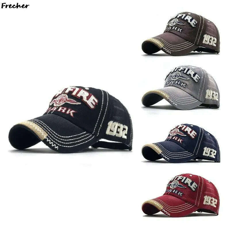 Men Rock Hip Hop Snapback Hat School Jeans Hat Letter Baseball Cap Dance Cowboy Summer Hats Fashion Club Party Visors Gorras - KIMLUD