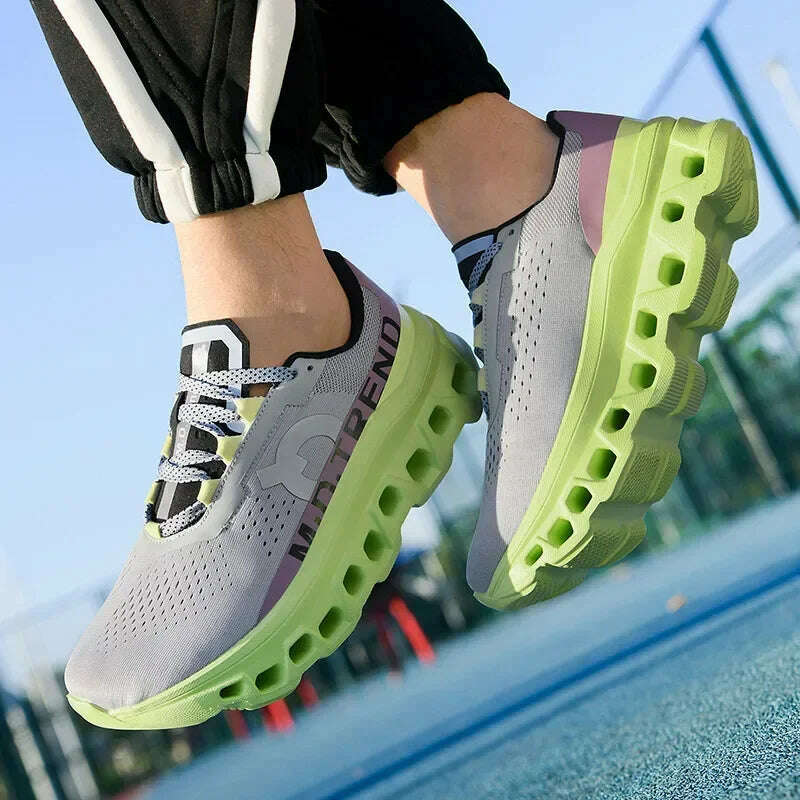 KIMLUD, Men Sports Shoes Luxury Casual Sneakers Mesh Running Shoes Summer Lightweight Platform Fashion Basketball Walking Shoes for Men, KIMLUD Womens Clothes