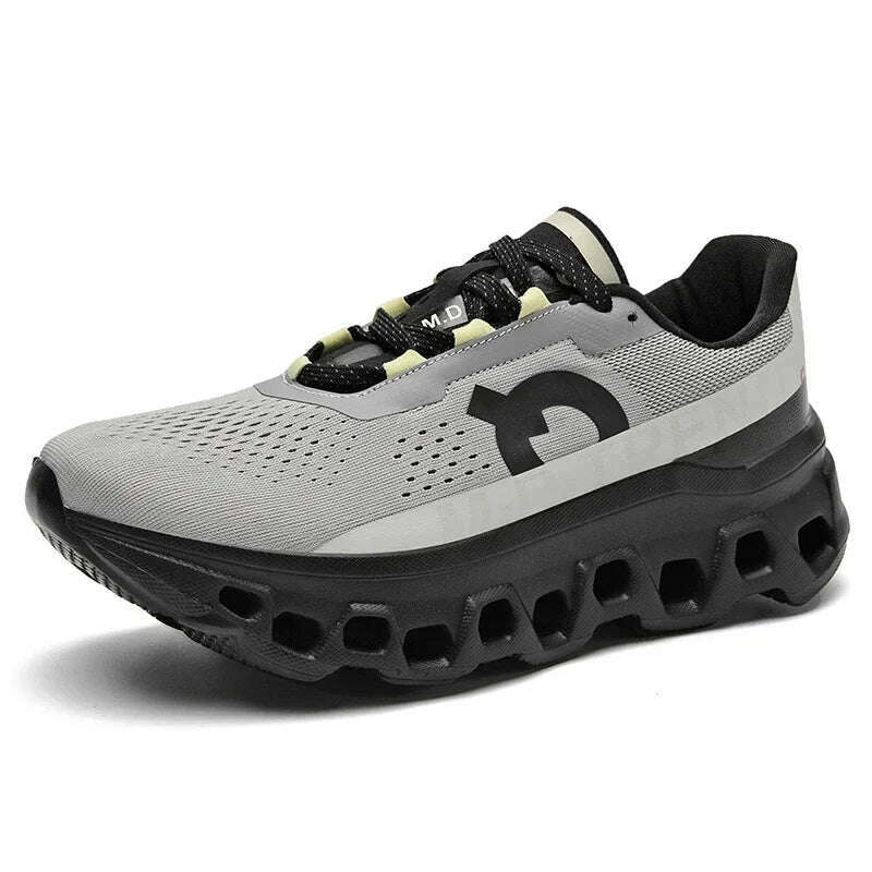 KIMLUD, Men Sports Shoes Luxury Casual Sneakers Mesh Running Shoes Summer Lightweight Platform Fashion Basketball Walking Shoes for Men, DarkGrayBlack / 45, KIMLUD APPAREL - Womens Clothes
