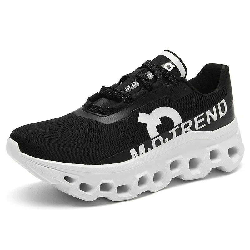 KIMLUD, Men Sports Shoes Luxury Casual Sneakers Mesh Running Shoes Summer Lightweight Platform Fashion Basketball Walking Shoes for Men, BlackWhite / 39, KIMLUD APPAREL - Womens Clothes