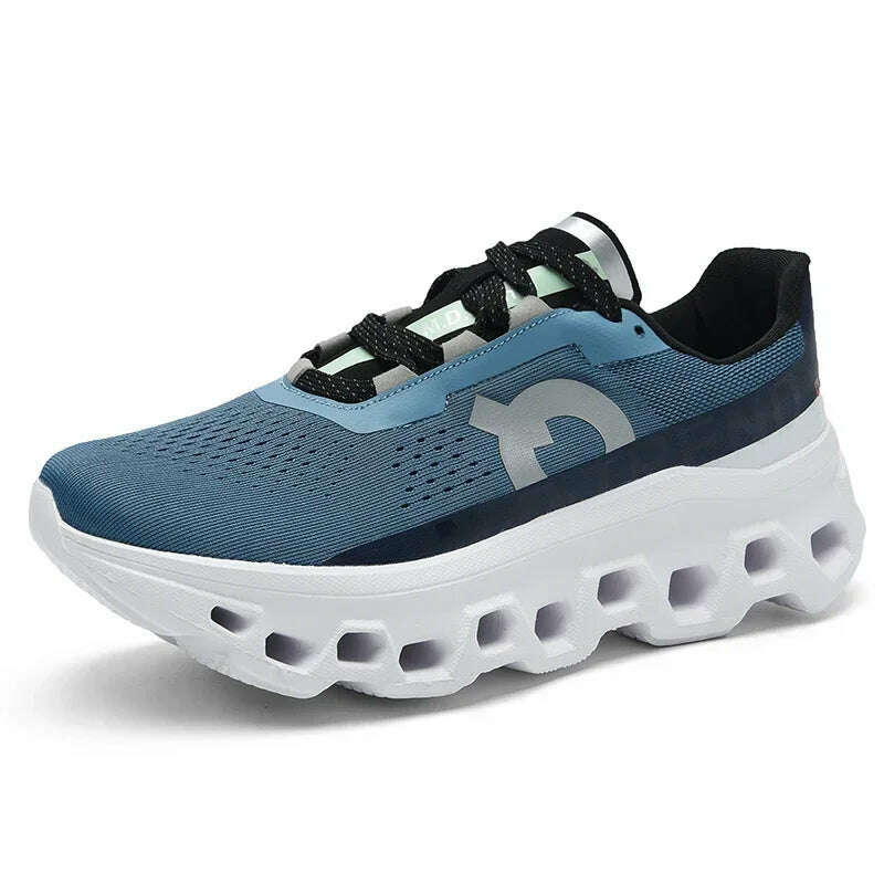 KIMLUD, Men Sports Shoes Luxury Casual Sneakers Mesh Running Shoes Summer Lightweight Platform Fashion Basketball Walking Shoes for Men, DarkBlue / 41, KIMLUD APPAREL - Womens Clothes