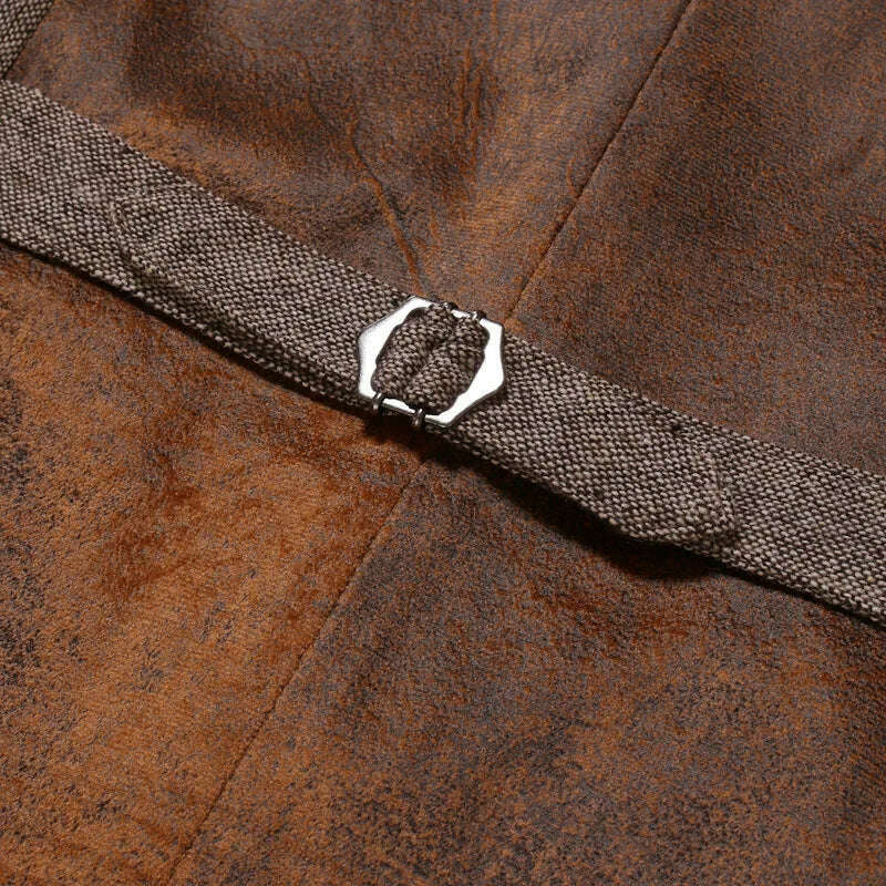 Men Suit Vests Tweed Formal Victorian Business Dress Waistcoat Cosplay Mens Gentleman Groomman Wedding Slim Fit Gilet Tuxedo - KIMLUD