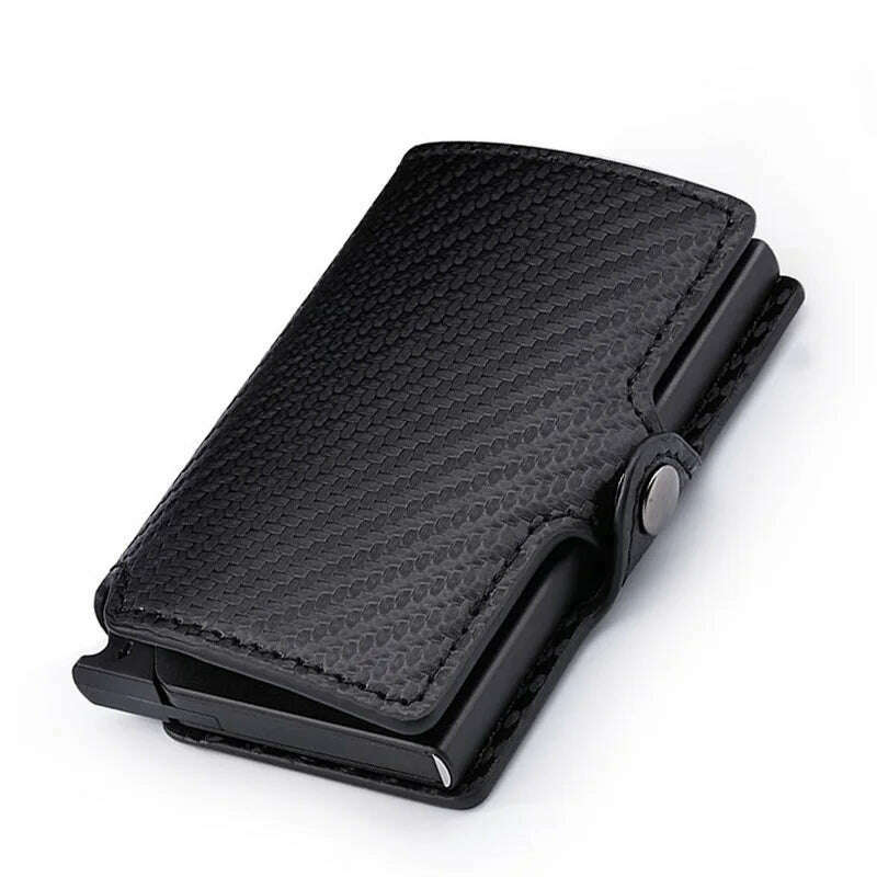 Mens Slim Wallet with Money Clip Pop up RFID Blocking Credit Card Holder Minimalist Wallet for Men - KIMLUD