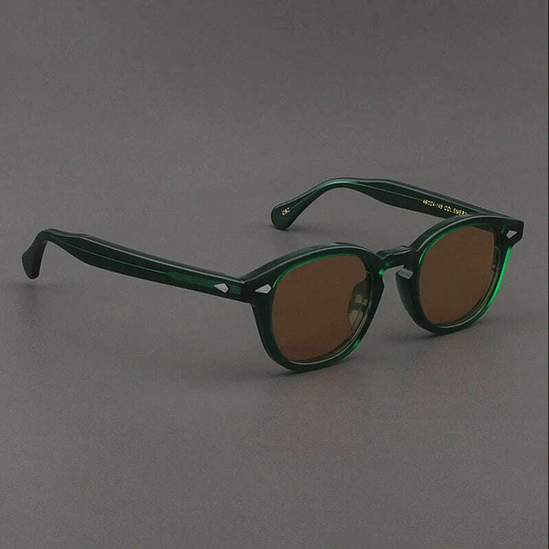 Men's Sunglasses Lemtosh Woman Johnny Depp Polarized Sun Glasses Acetate Frame Luxury Brand Vintage Driver's Shade - KIMLUD