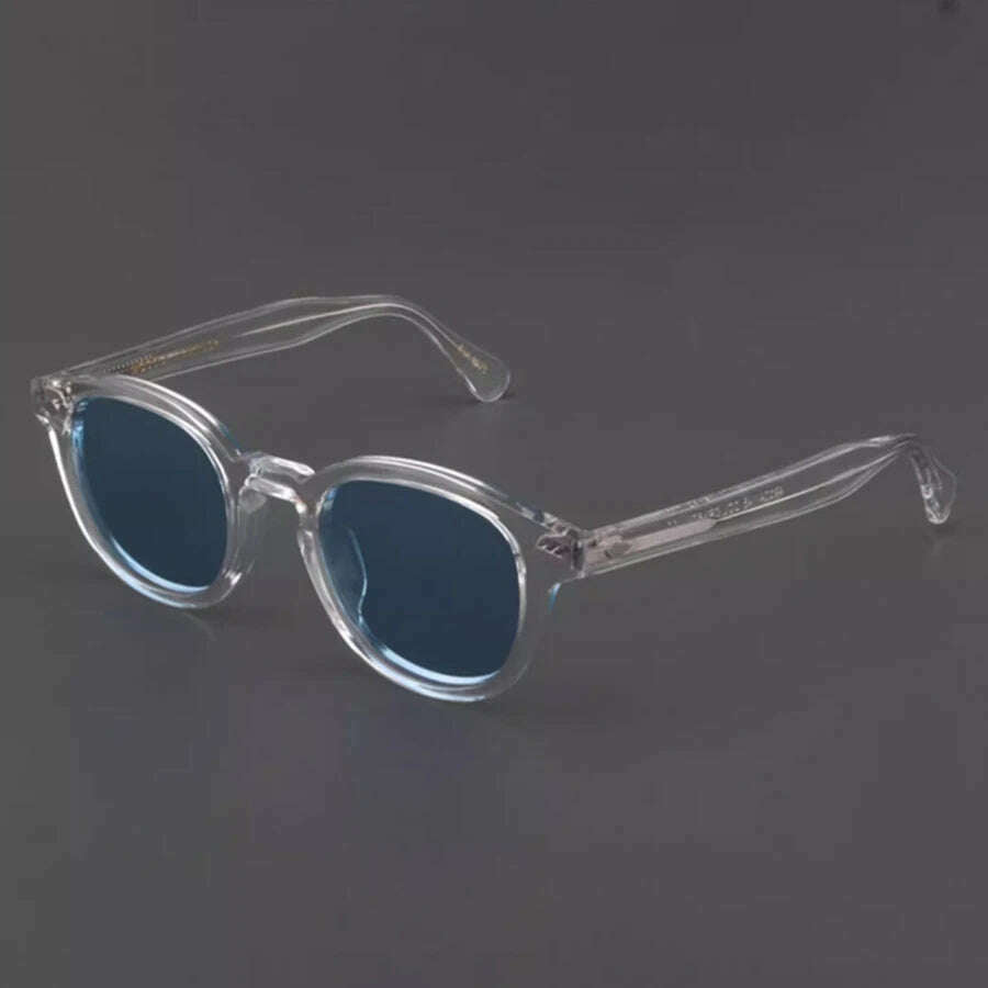Men's Sunglasses Lemtosh Woman Johnny Depp Polarized Sun Glasses Acetate Frame Luxury Brand Vintage Driver's Shade - KIMLUD