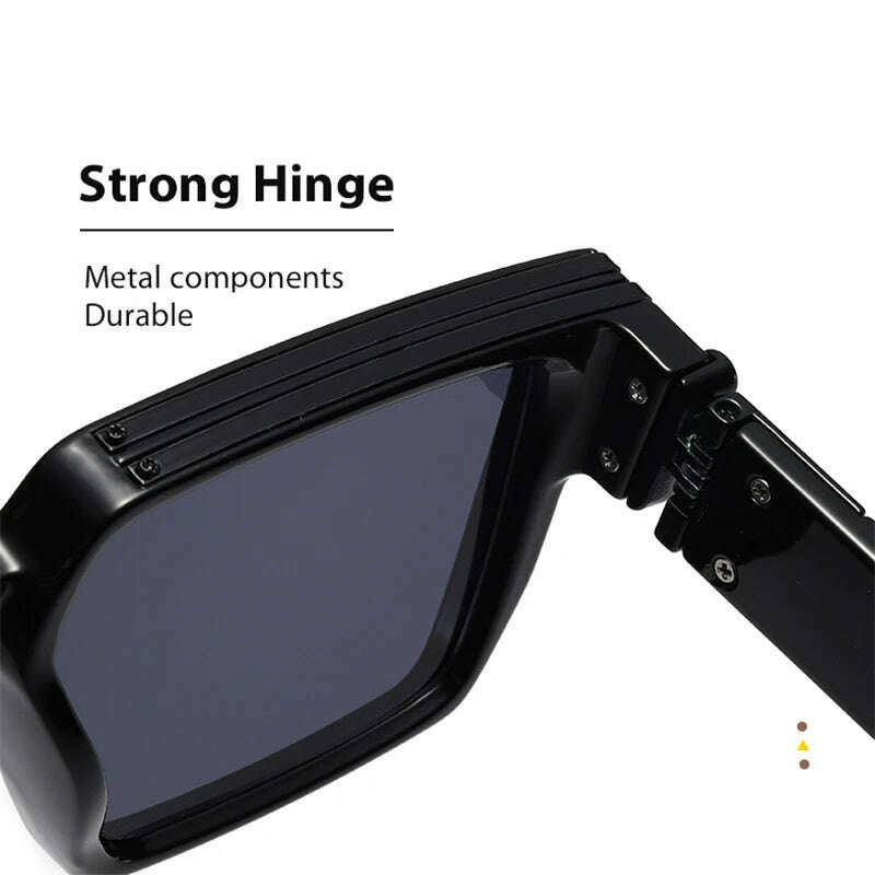 Millionaire Sunglasses For Men Vintage Square Fashion Glasses Luxury Retro Sunglasses Women Trending Punk Gafas De Sol Lentes - KIMLUD