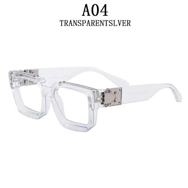 Millionaire Sunglasses For Men Vintage Square Fashion Glasses Luxury Retro Sunglasses Women Trending Punk Gafas De Sol Lentes - KIMLUD