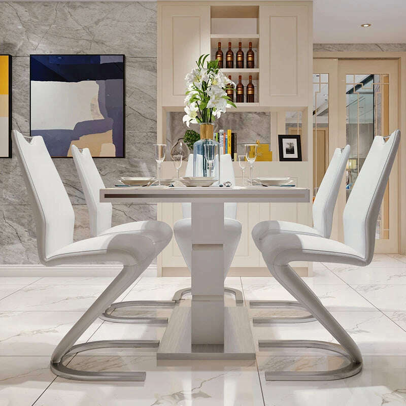Mobile Nordic Dining Tables Bedside Restaurant Neat Center Conference Dining Tables Patio Mesa De Cozinha Kitchen Furniture - KIMLUD