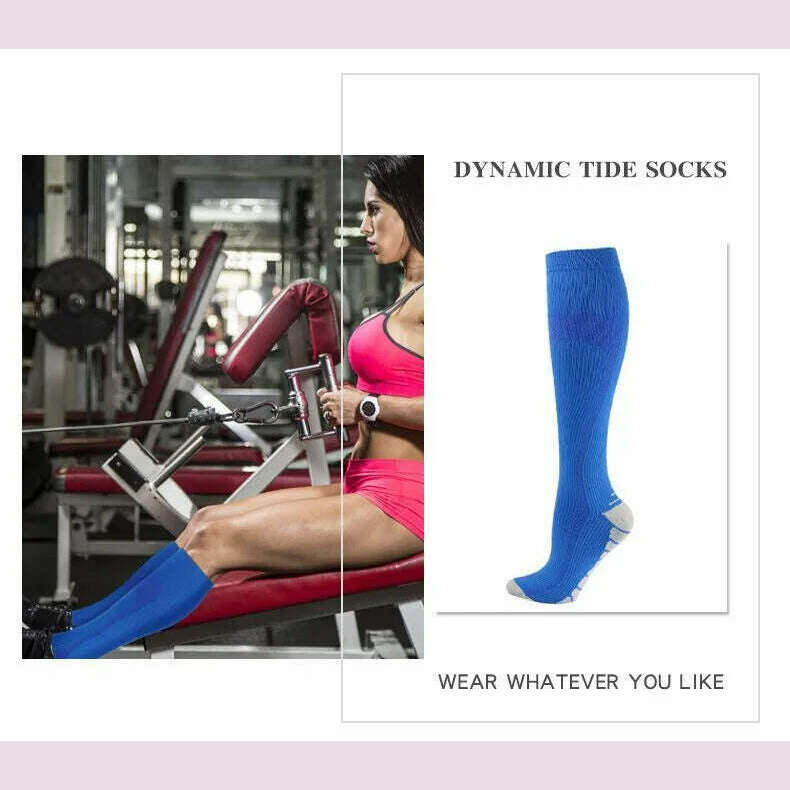 New Arrival Stockings Compression Golf Sport Socks Medical Nursing Stockings Prevent Varicose Veins Socks Fit For Rugby Socks - KIMLUD