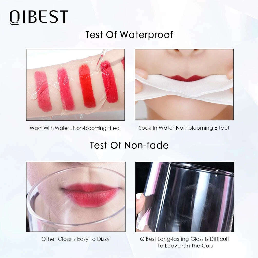 NICEFACE Nude Matte Liquid Lipsticks Waterproof Long Lasting Lip Gloss Sexy Red Velvet Lip Tint Women Makeup Cosmetics Batom - KIMLUD