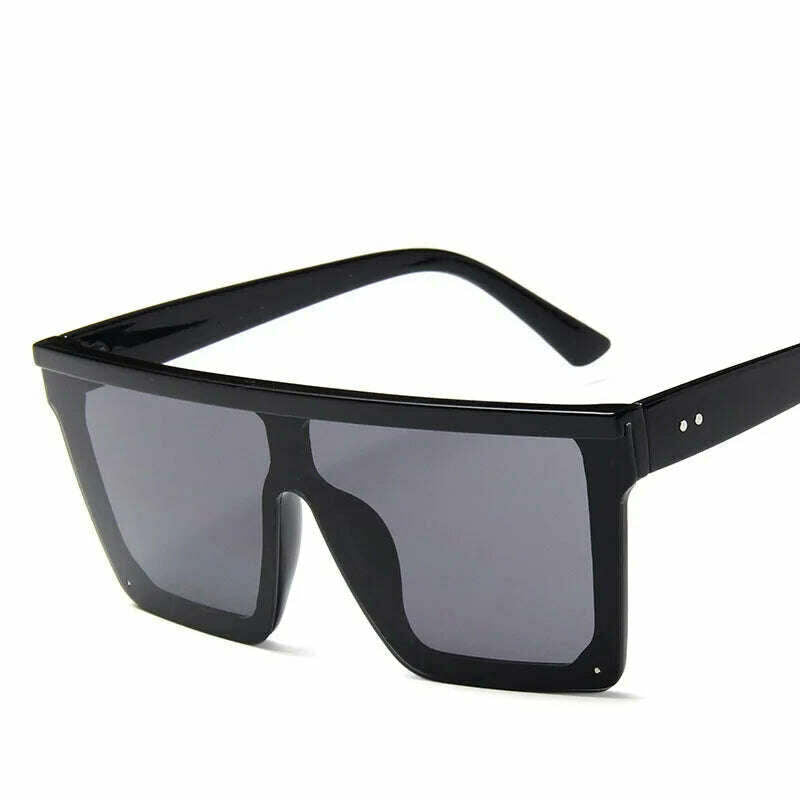 OLOPKY 2022 Oversized Square Sunglasses Women Vintage Big Frame Women Sun Glasses Fashion Shades for Women/Men Gafas De Sol - KIMLUD