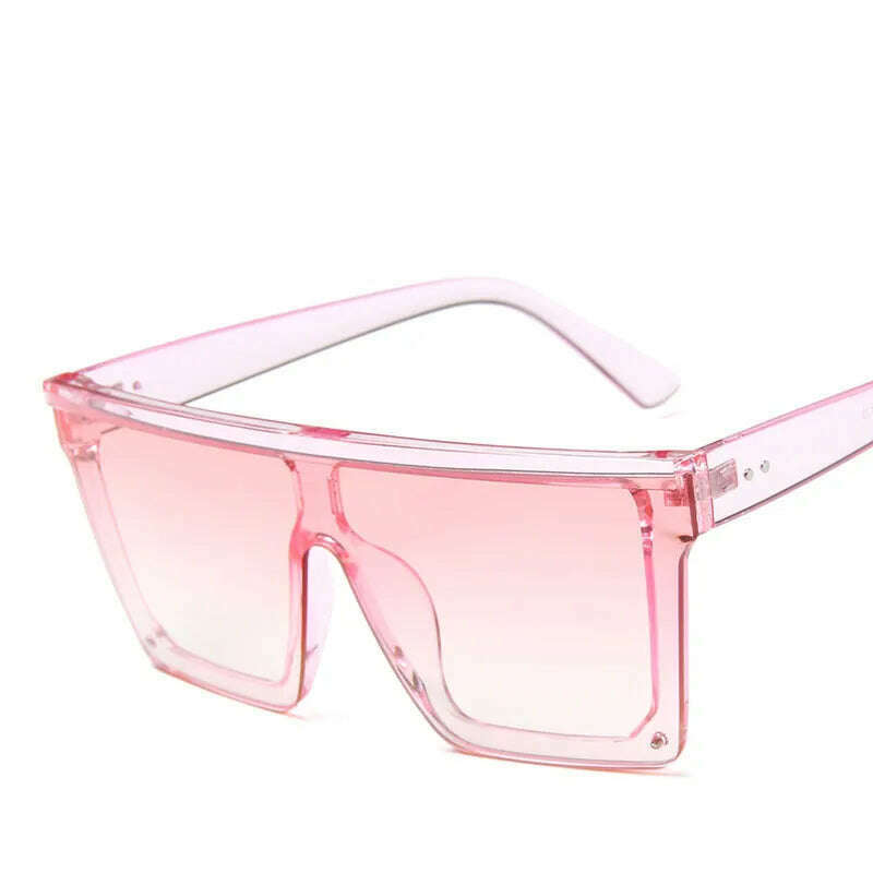 OLOPKY 2022 Oversized Square Sunglasses Women Vintage Big Frame Women Sun Glasses Fashion Shades for Women/Men Gafas De Sol - KIMLUD