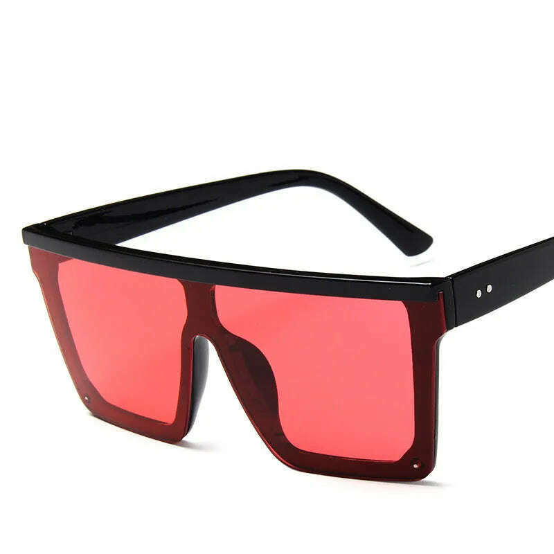 OLOPKY 2022 Oversized Square Sunglasses Women Vintage Big Frame Women Sun Glasses Fashion Shades for Women/Men Gafas De Sol - KIMLUD