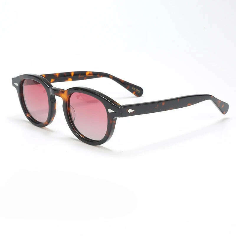Polarized Sunglasses Men Brand Lemtosh Johnny Depp Sun Glasses Lens Woman Luxury Vintage Acetate Driver's Shade - KIMLUD