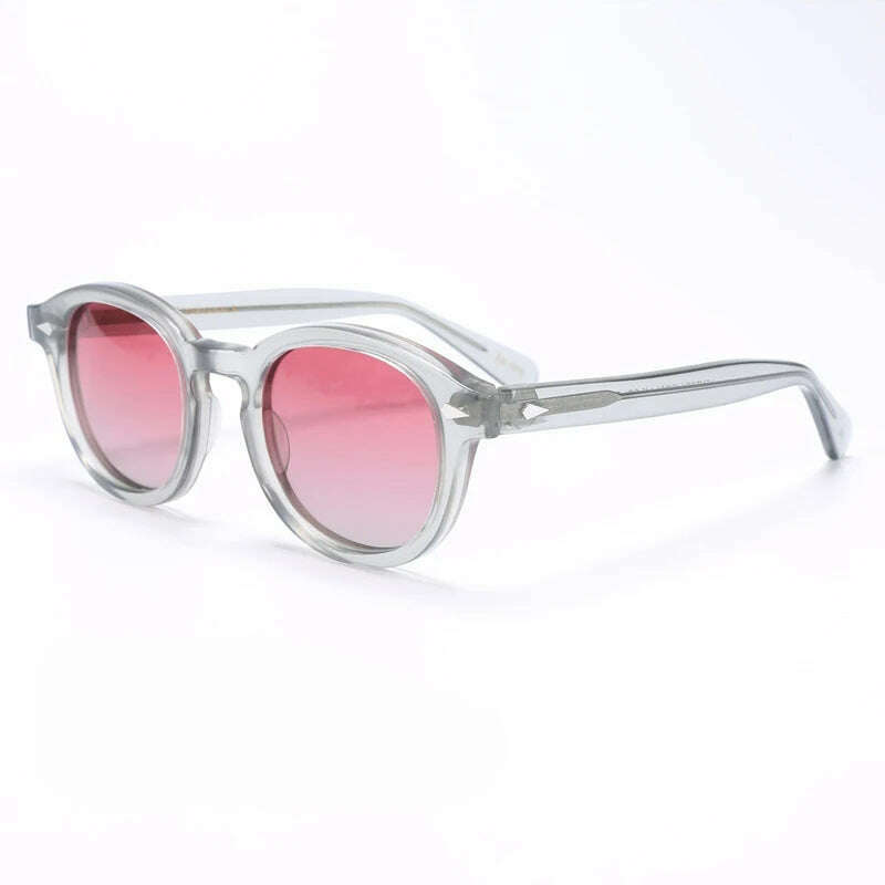 Polarized Sunglasses Men Brand Lemtosh Johnny Depp Sun Glasses Lens Woman Luxury Vintage Acetate Driver's Shade - KIMLUD