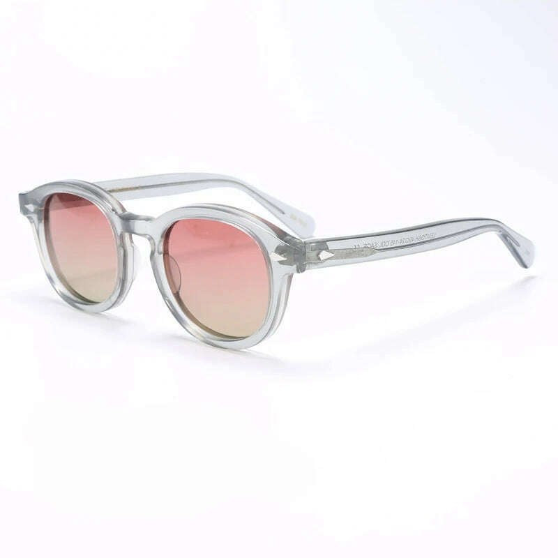 Polarized Sunglasses Men Brand Lemtosh Johnny Depp Sun Glasses Lens Woman Luxury Vintage Acetate Driver's Shade - KIMLUD