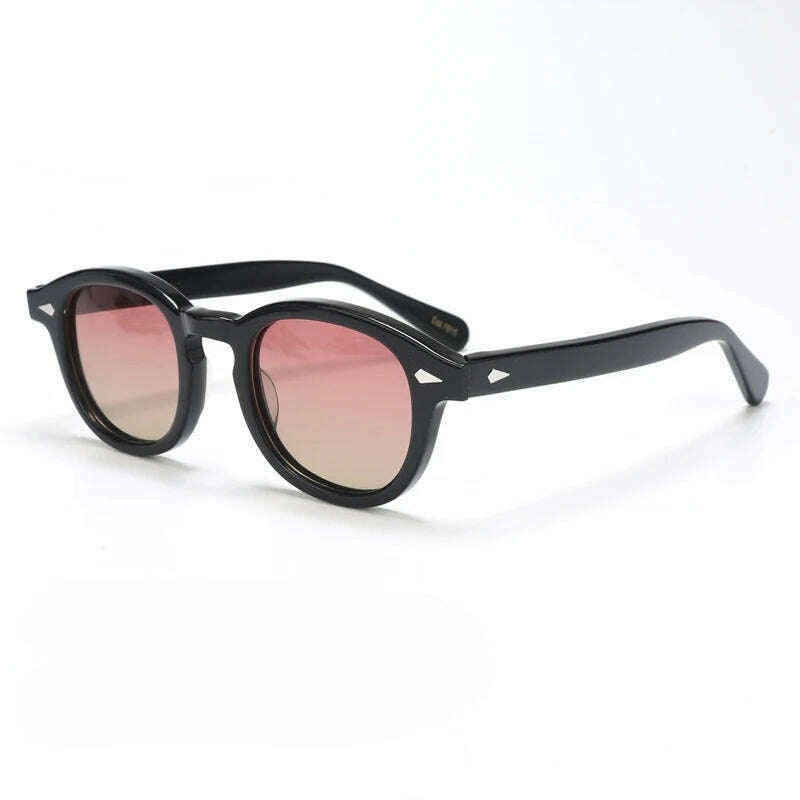 Polarized Sunglasses Men Brand Lemtosh Johnny Depp Sun Glasses Lens Woman Luxury Vintage Acetate Driver's Shade - KIMLUD