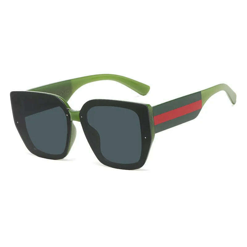 KIMLUD, Polygonal Mix Color Sunglasses Irregular 2024 New Women Sunglasses Retro Fashion Concave Shape Girls Eyewear Luxury Designer, KIMLUD Womens Clothes