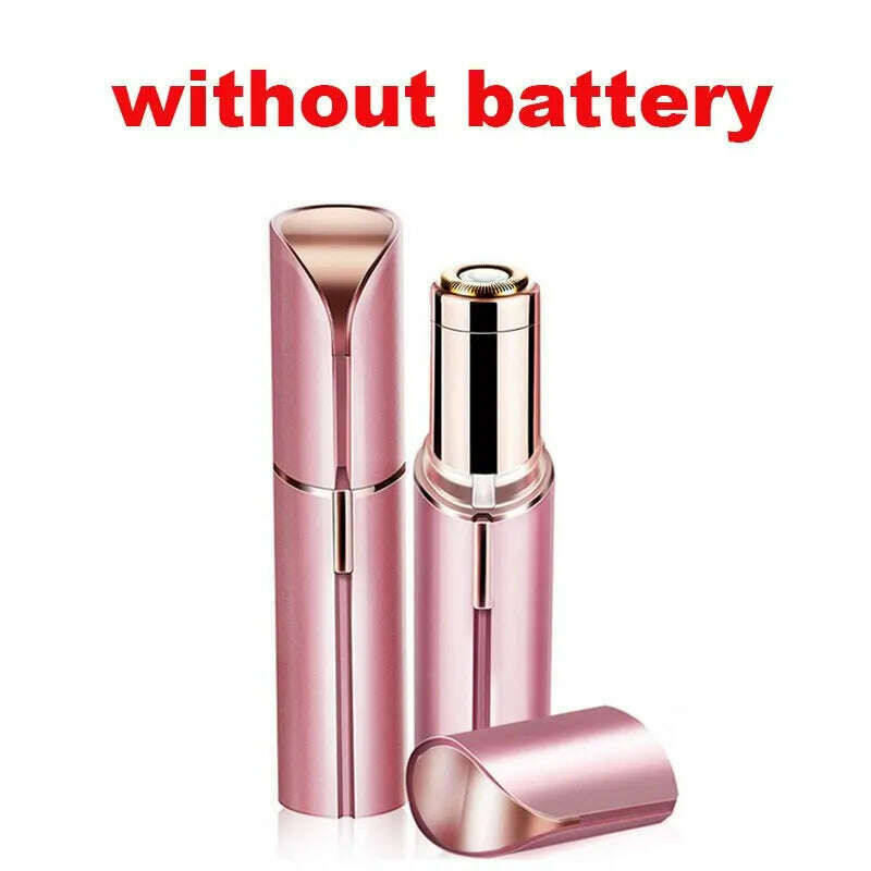 Portable Lipstick Shaped Electric Hair Remover For Women Painless And Effective Facial Hair Removal Home Razor Shaver Tool - KIMLUD