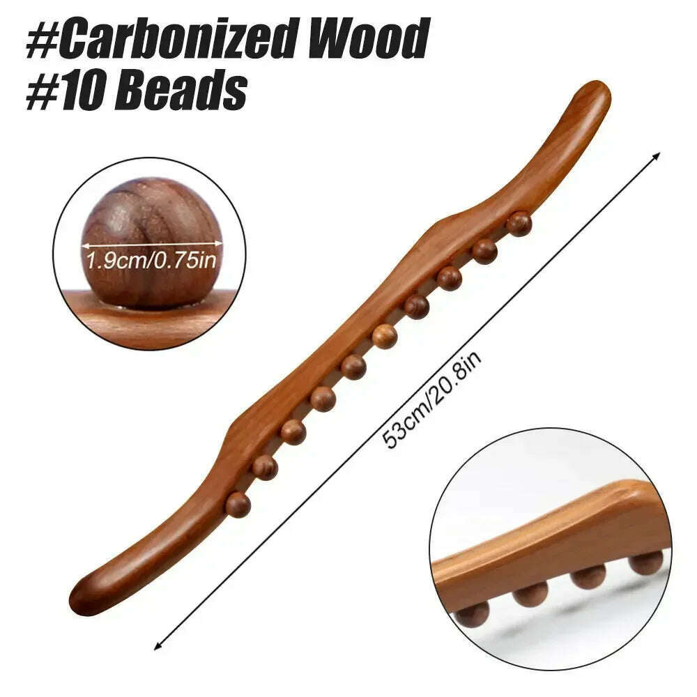 KIMLUD, Professional Wood Therapy Massage Tools, Maderoterapia Kit for Anticellulite, Gua Sha Tools for Body Shaping, Muscle Pain Relief, Type 11, KIMLUD APPAREL - Womens Clothes