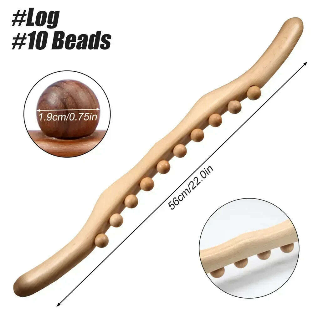 KIMLUD, Professional Wood Therapy Massage Tools, Maderoterapia Kit for Anticellulite, Gua Sha Tools for Body Shaping, Muscle Pain Relief, Type 10, KIMLUD APPAREL - Womens Clothes