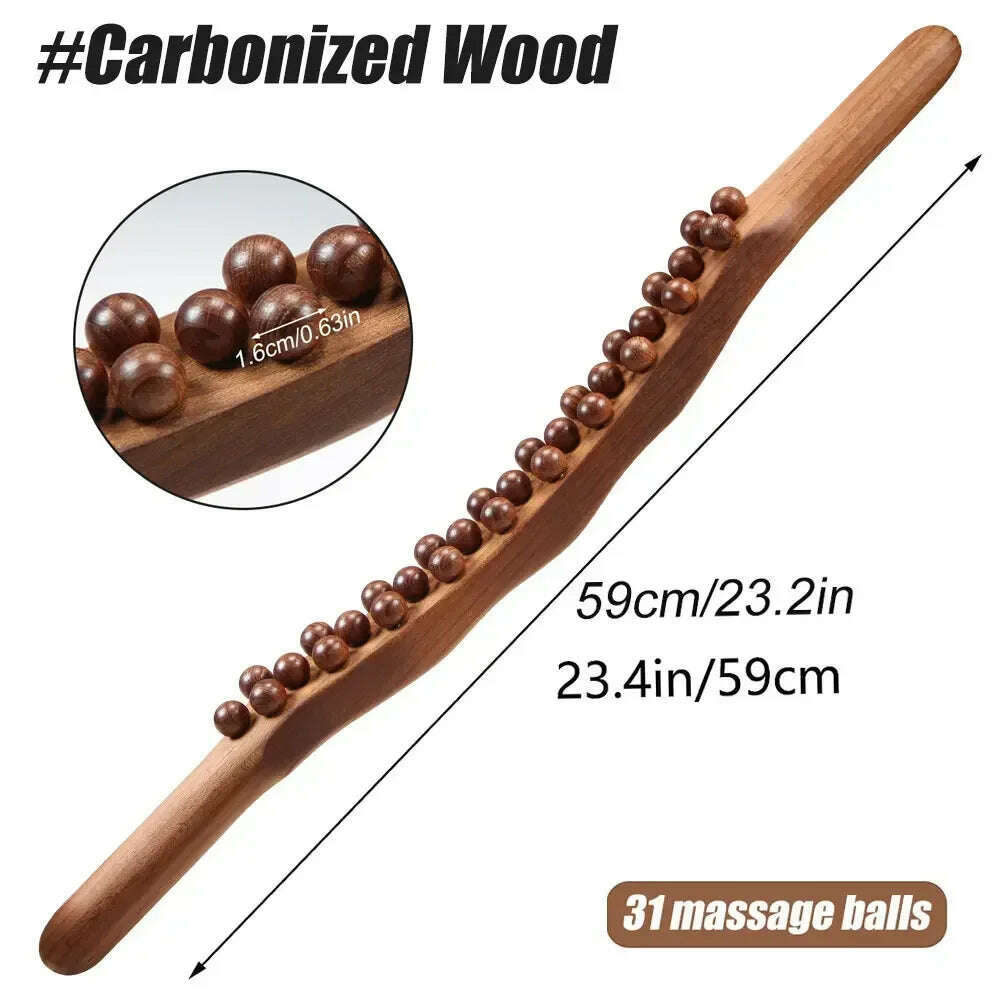 KIMLUD, Professional Wood Therapy Massage Tools, Maderoterapia Kit for Anticellulite, Gua Sha Tools for Body Shaping, Muscle Pain Relief, Type 7, KIMLUD APPAREL - Womens Clothes