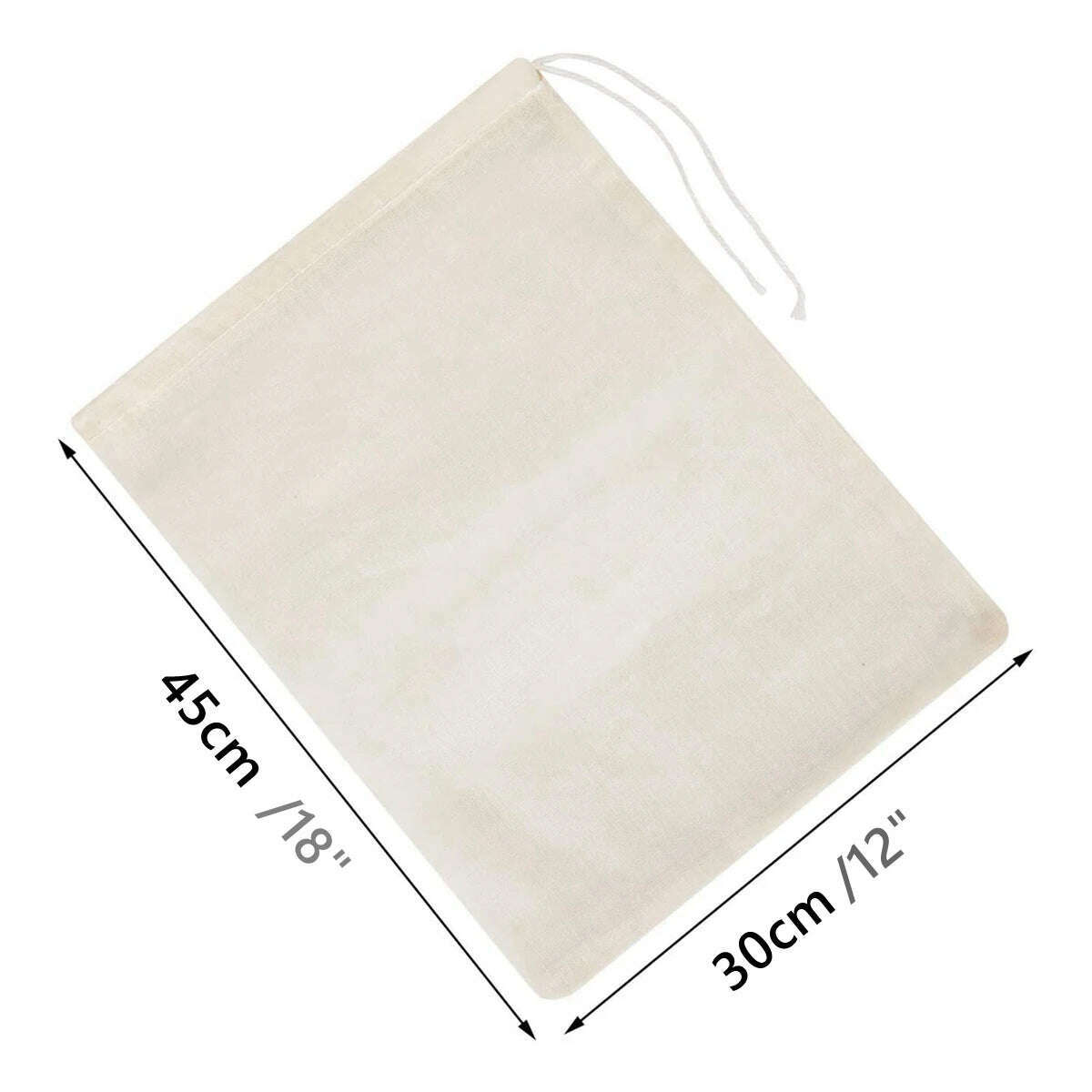 Reusable Nut Milk Bags Strainers Unbleached Natural Cotton Cheesecloth Bag Food Cheese Yogurt Filter Kitchen Fine Mesh Strainer - KIMLUD