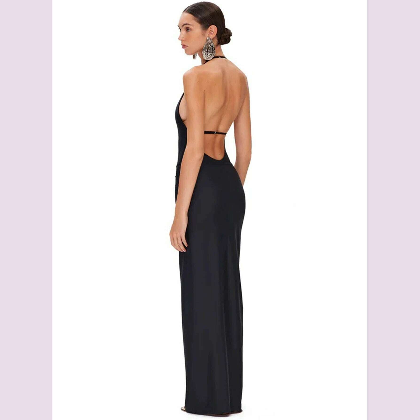 Sexy Deep V Neck Swimsuit With Skirt Women 2 Pcs Suits 2025 High Leg Backless Swimwear Fashion Female Holiday Beachwear Outfits - KIMLUD