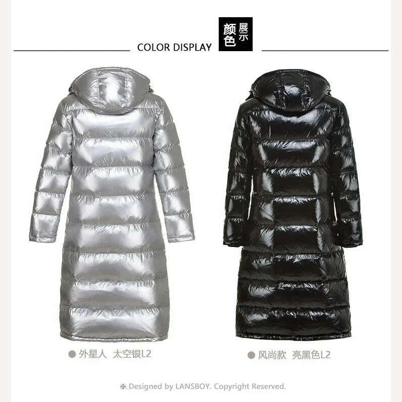 Tcyeek Streetwear Men's Down Jacket Fashion Brand 90% Thick Duck Down Jacket Man Clothes Long Warm Down Coat Parka Hiver 2020101 - KIMLUD
