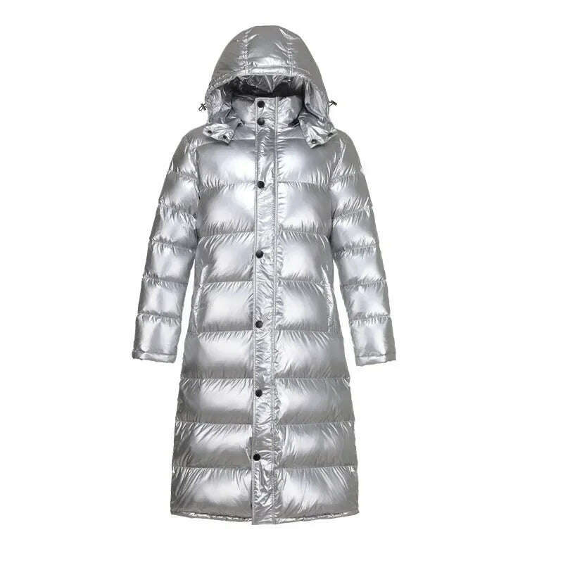 Tcyeek Streetwear Men's Down Jacket Fashion Brand 90% Thick Duck Down Jacket Man Clothes Long Warm Down Coat Parka Hiver 2020101 - KIMLUD