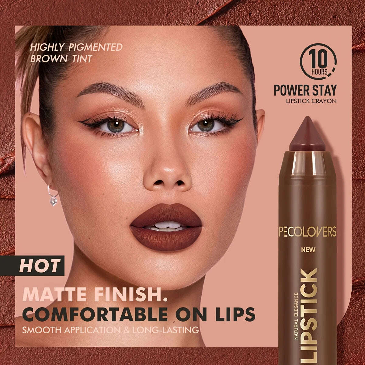 KIMLUD, Velvet Lip Liner Crayon, Matte Tapered Gradient Lipstick Pen, Waterproof Non-Sticky Contouring Lip Makeup, Mixed Color System, KIMLUD Womens Clothes