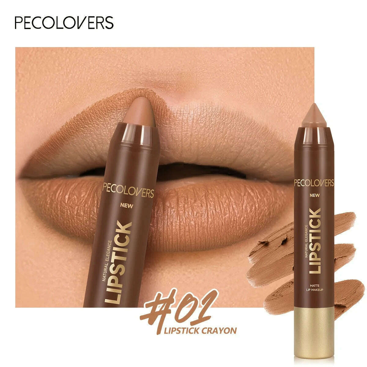 KIMLUD, Velvet Lip Liner Crayon, Matte Tapered Gradient Lipstick Pen, Waterproof Non-Sticky Contouring Lip Makeup, Mixed Color System, 01, KIMLUD APPAREL - Womens Clothes
