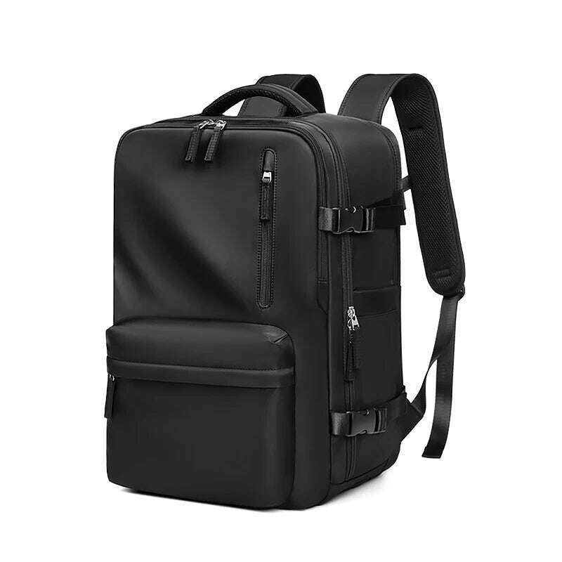 Women Travel Backpack 16 Inch Girl Expanded 39L USB Charging Business Laptop Backpack with Shoe Bag Waterproof Hiking Backpack - KIMLUD