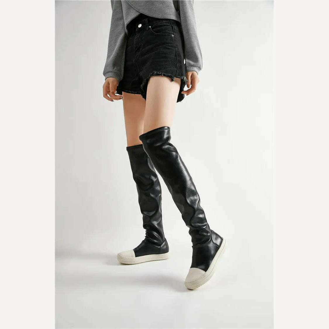Women's Boots Plus Size Boots Over Knee Boots Casual Flats Women's Sneakers Women's Shoes - KIMLUD