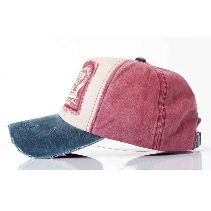 KIMLUD, Yienws Bone Chapeau Cowboy Vintage Trucker Hat for Men Summer Dad Hats Old Worn Full Hat Cap Baseball Casquette Unisex YIC434, KIMLUD Womens Clothes