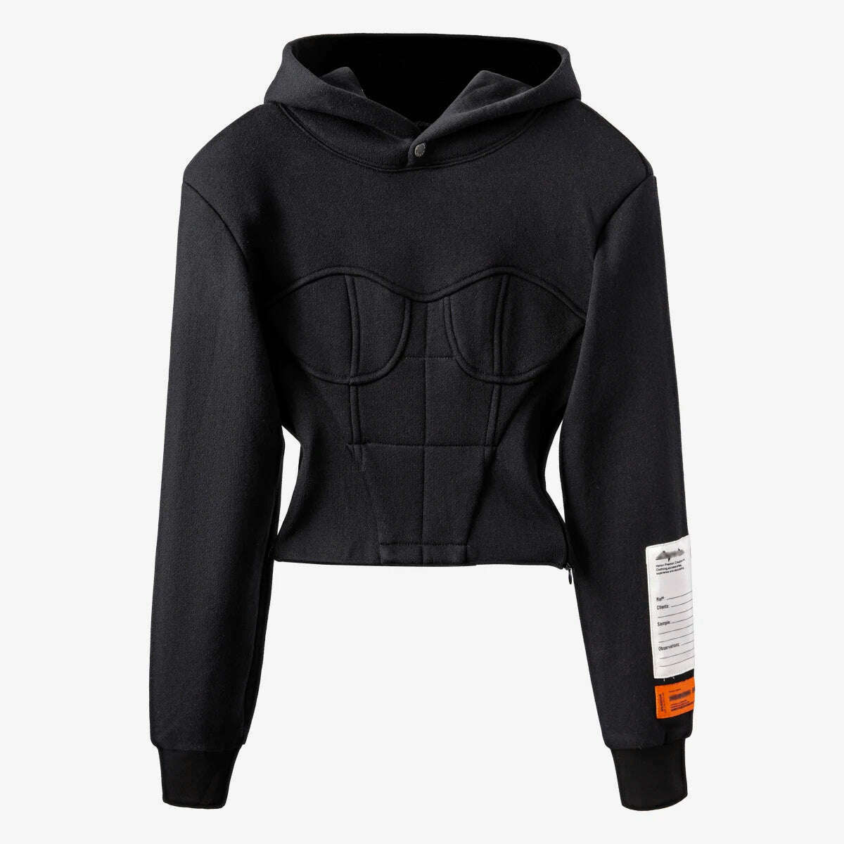 Yuerwang Women Hoodies Sweatshirt Patchwork Y2k Cropped Hoodies Crop Top Vintage Casual Short Women Sweatshirt 2022 Pullover - KIMLUD