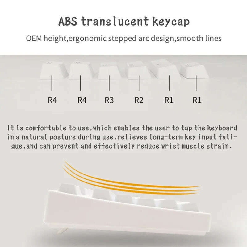 KIMLUD, 104 Key Caps Russian Korean Backlit Keycaps OEM Profile Keycap For Gaming Mechanical Keyboard Cherry MX Switch ABS KeyCaps Set, KIMLUD Womens Clothes