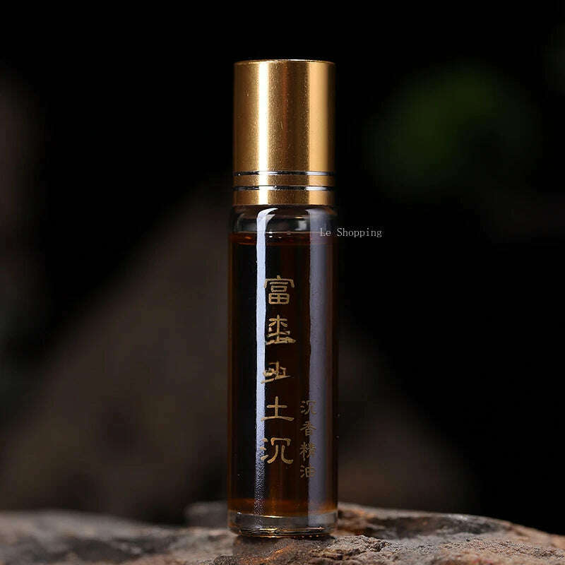 10ml Natural Incense Essential Oil Rolling Ball Type Agilawood Sandalwood Home Office Aroma Diffuser Soothing/purifying Air - KIMLUD