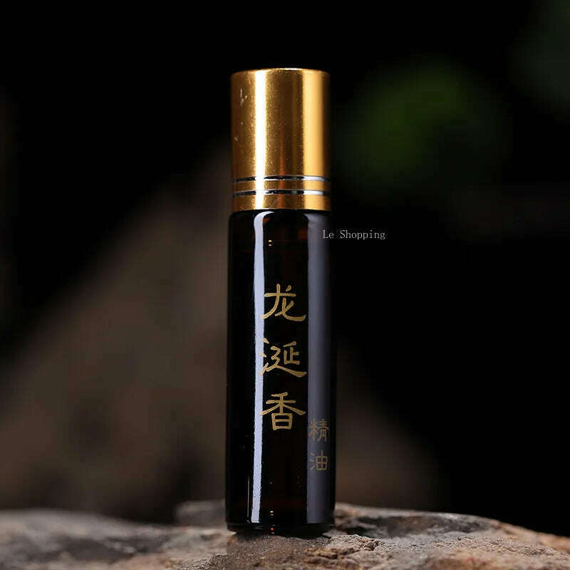 10ml Natural Incense Essential Oil Rolling Ball Type Agilawood Sandalwood Home Office Aroma Diffuser Soothing/purifying Air - KIMLUD