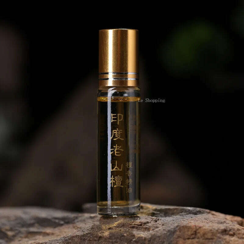 10ml Natural Incense Essential Oil Rolling Ball Type Agilawood Sandalwood Home Office Aroma Diffuser Soothing/purifying Air - KIMLUD