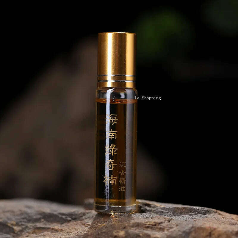 10ml Natural Incense Essential Oil Rolling Ball Type Agilawood Sandalwood Home Office Aroma Diffuser Soothing/purifying Air - KIMLUD