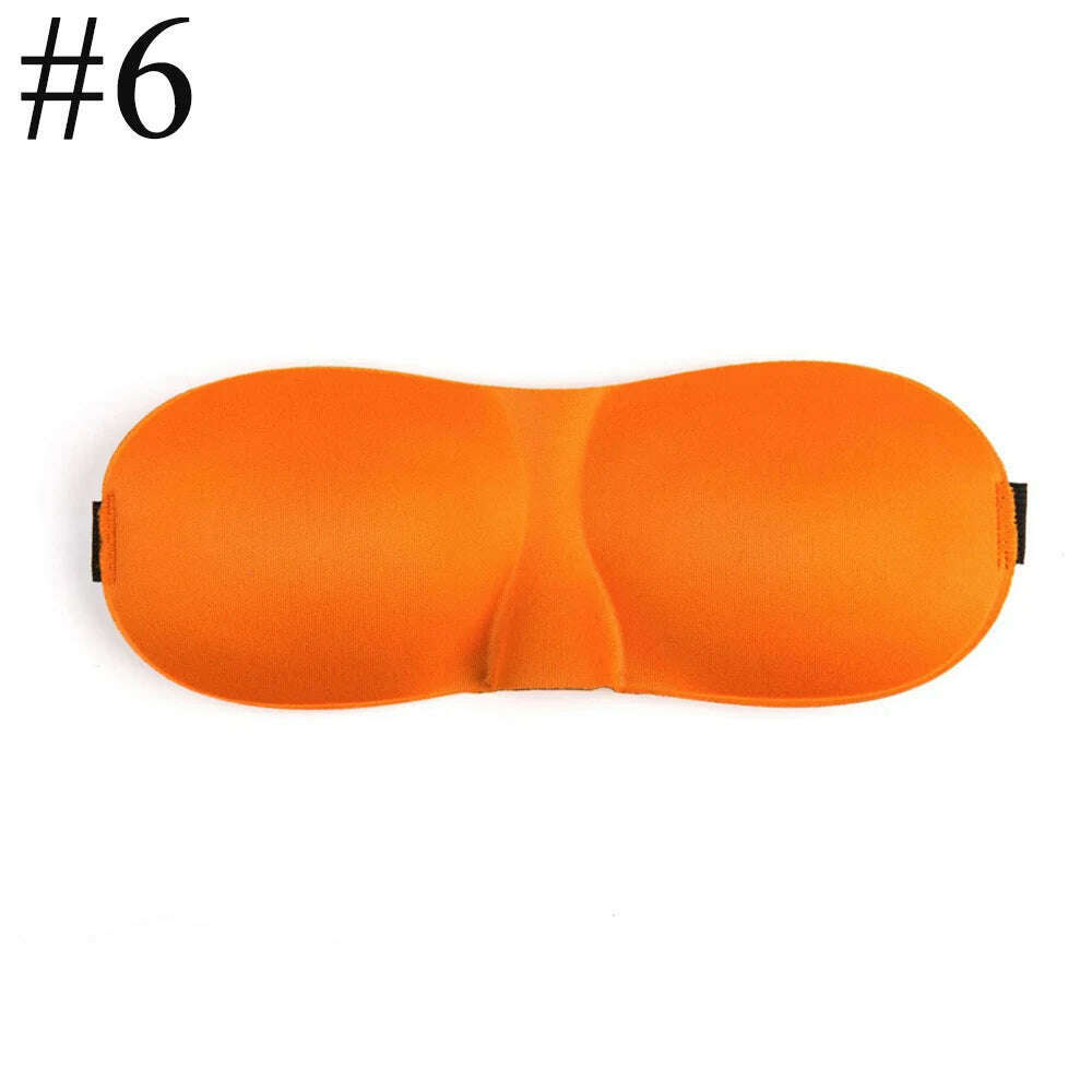 1Pcs 3D Sleep Mask Natural Sleeping Eye Mask Eyeshade Cover Shade Eye Patch Women Men Soft Portable Blindfold Travel Eyepatch - KIMLUD