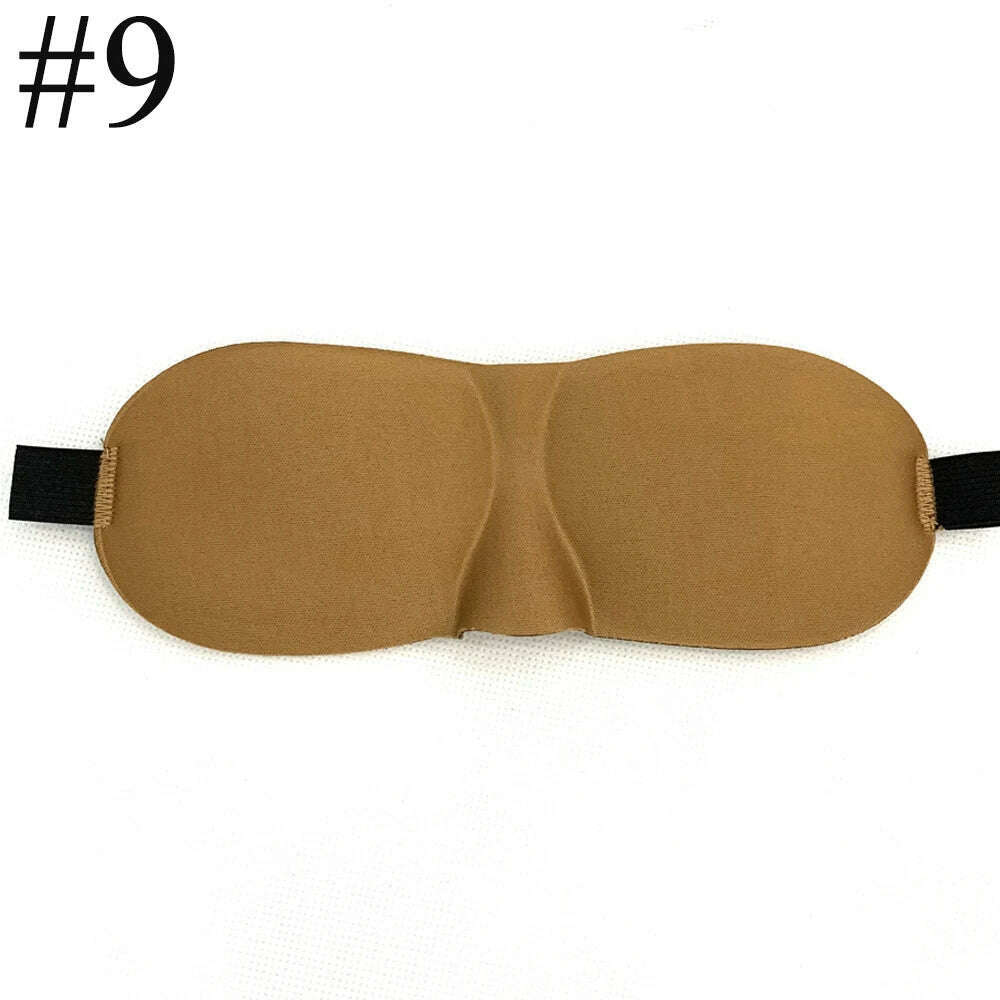1Pcs 3D Sleep Mask Natural Sleeping Eye Mask Eyeshade Cover Shade Eye Patch Women Men Soft Portable Blindfold Travel Eyepatch - KIMLUD