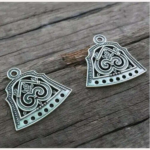 1pcs Dropshipping Slavic Jewelry Makeing For Charms Women Pendant, Ethnic Style Viking Brooch Buckle Lunula Jewelry For Cool Men - KIMLUD