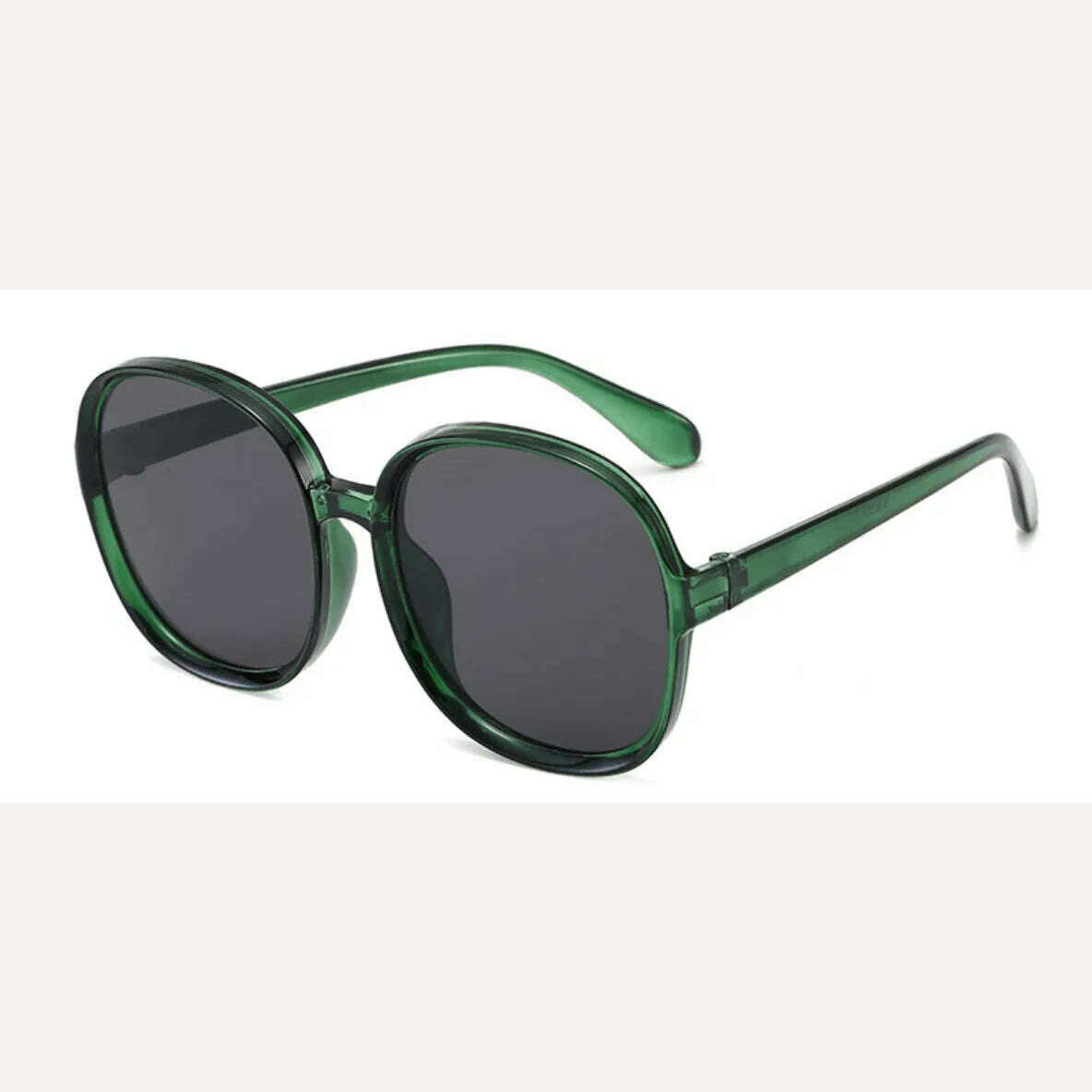 2021 Plastic Classic Vintage Woman Sunglasses Oversized Round Frame Luxury Brand Designer Female Glasses Big Shades Oculos - KIMLUD
