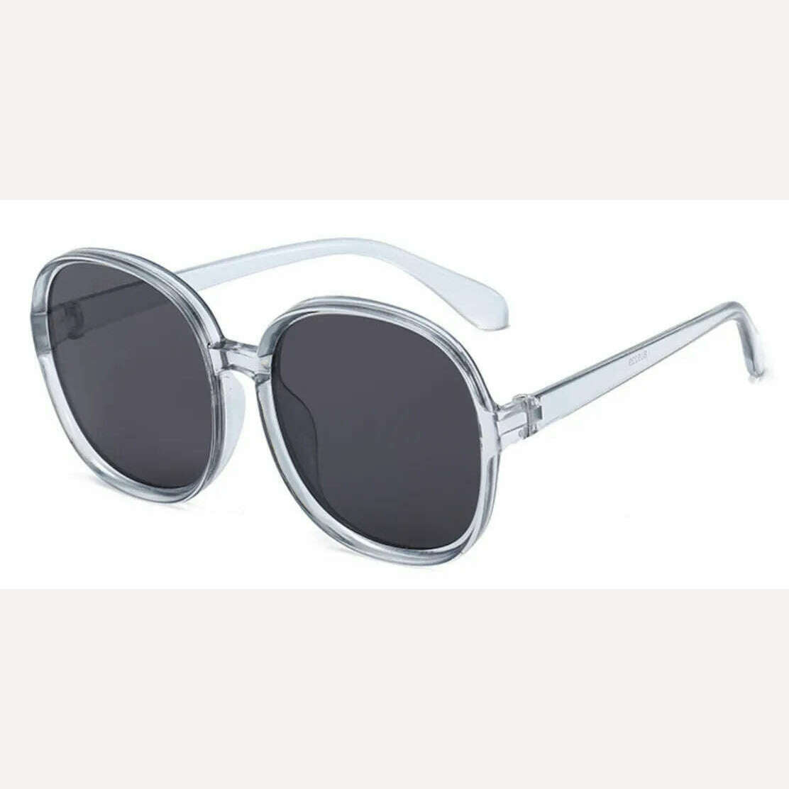 2021 Plastic Classic Vintage Woman Sunglasses Oversized Round Frame Luxury Brand Designer Female Glasses Big Shades Oculos - KIMLUD